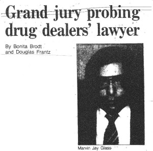 photo of Marvin Glass in newspaper